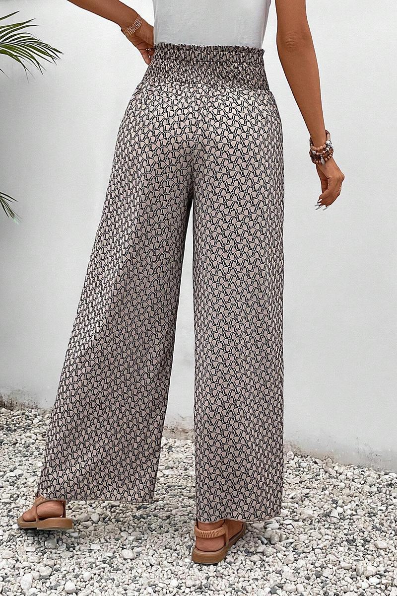 TBG Floral Split Side Wide-Legged Pants