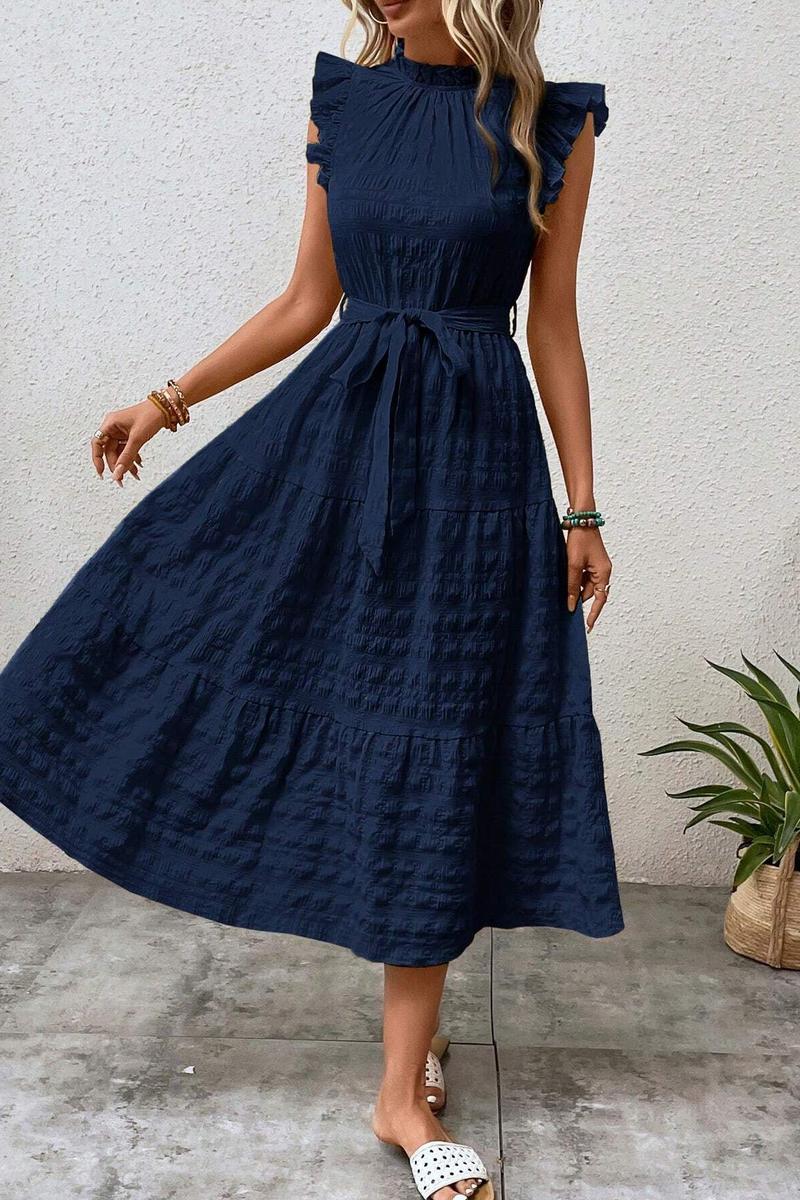 TBG Ruffled Sleeve Bohemian Dress