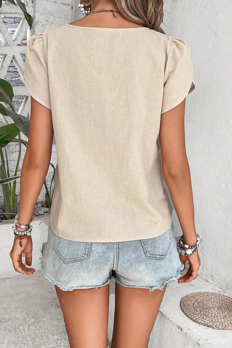 TBG Washed Cotton Off-Shoulder Top