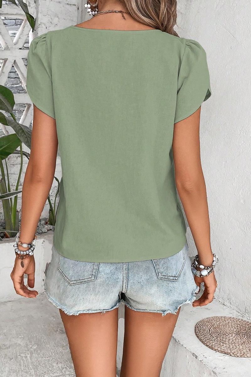 TBG Washed Cotton Off-Shoulder Top