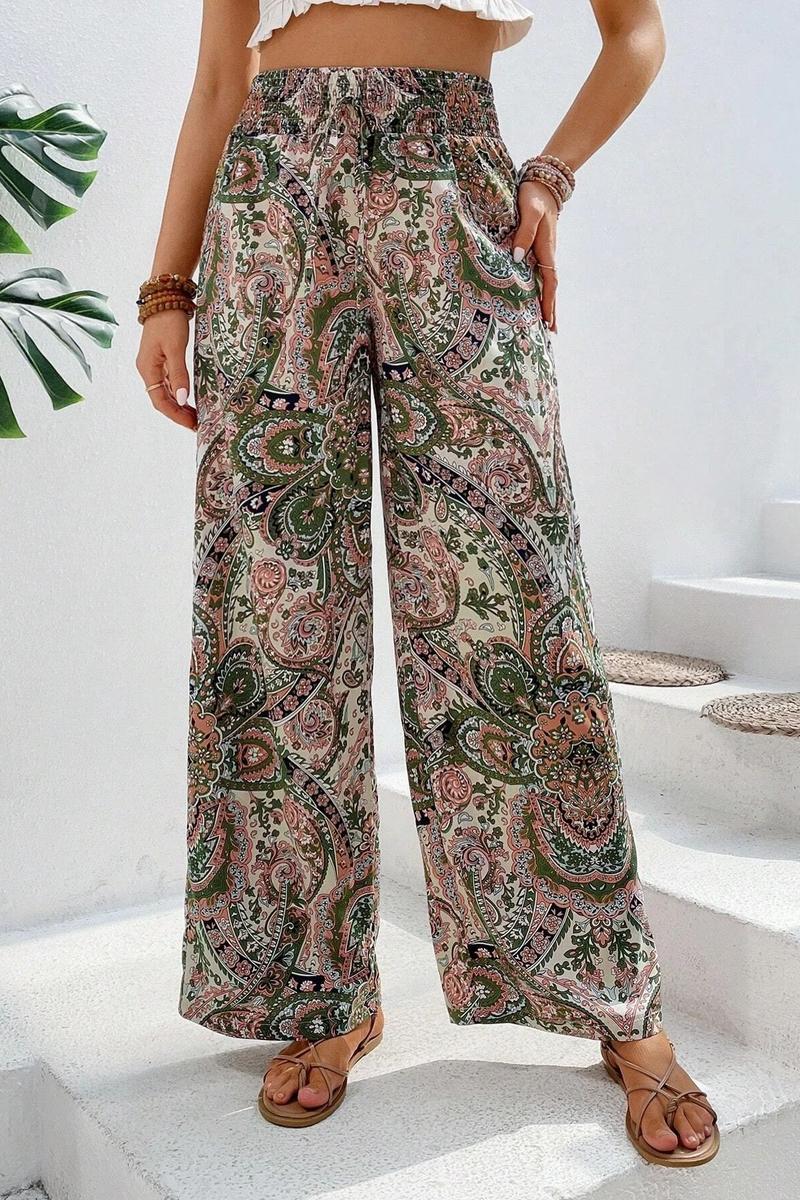 TBG Floral Wide-Legged Pants