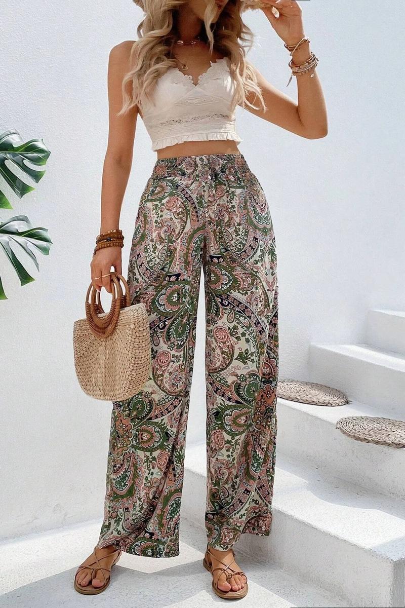 TBG Floral Wide-Legged Pants