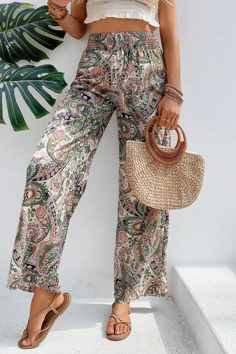 TBG Floral Wide-Legged Pants