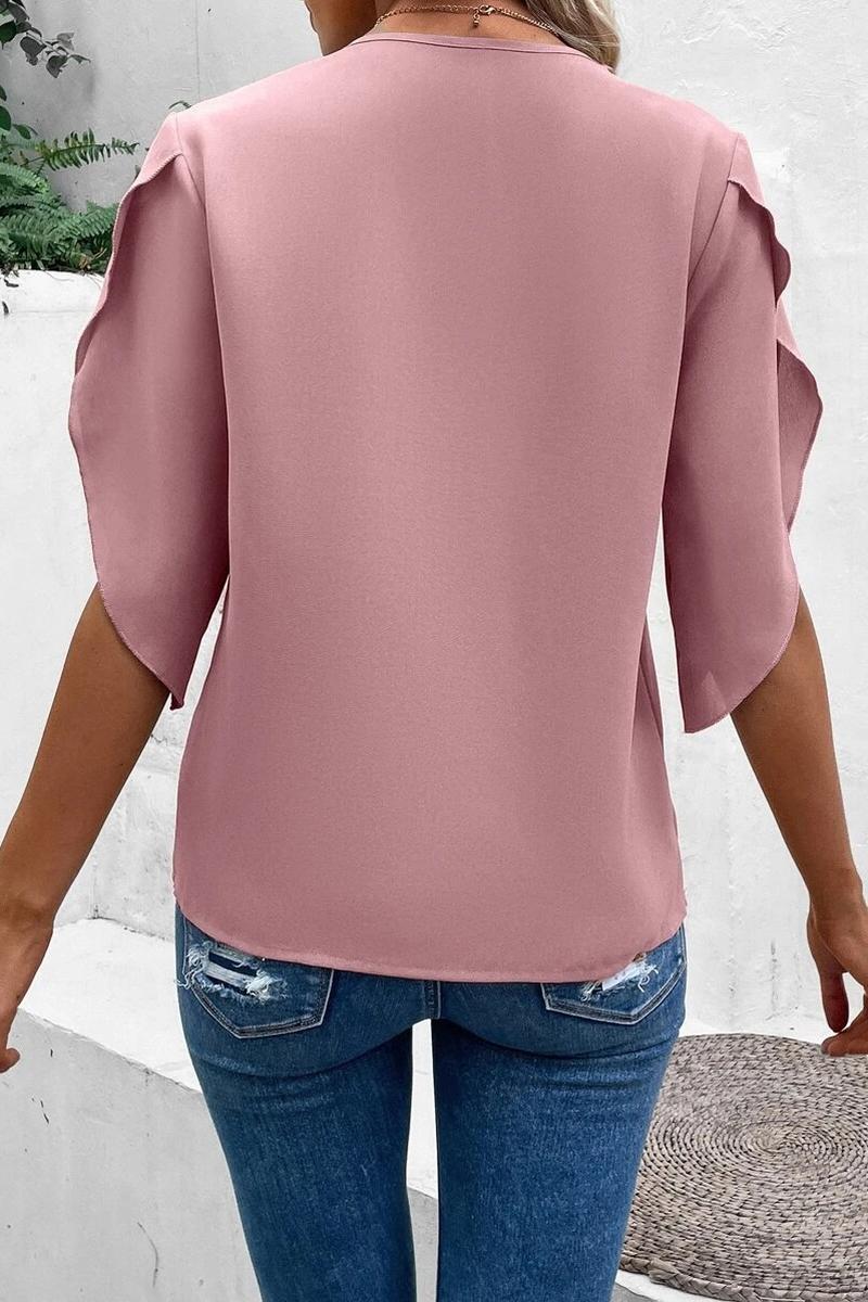 TBG Lace V-Neck Batwing Sleeve Top