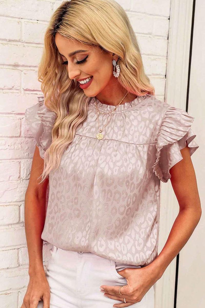 TBG Ruffled Sleeve Floral Top