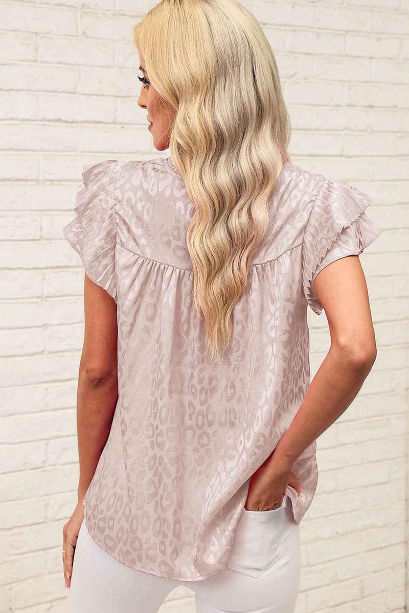 TBG Ruffled Sleeve Floral Top