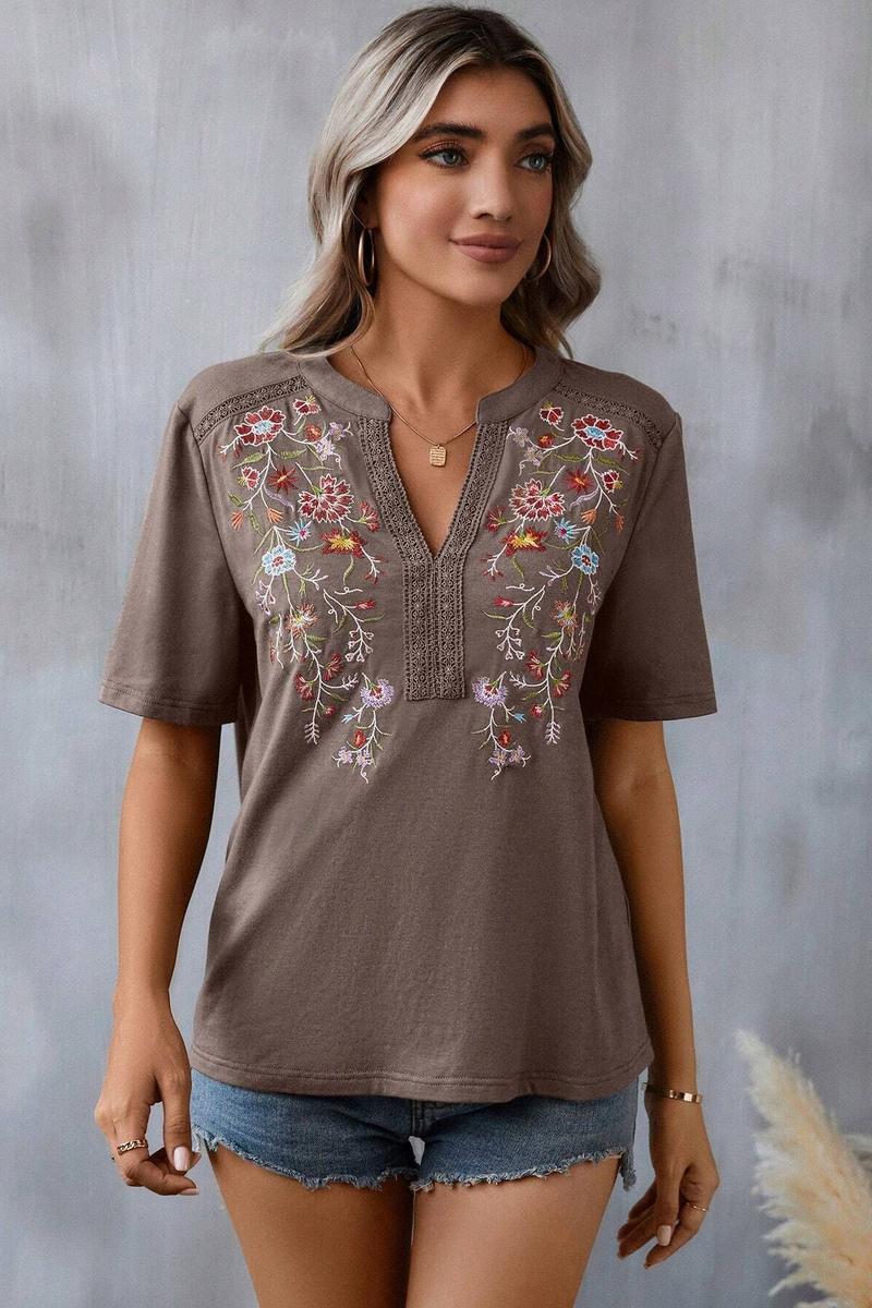 TBG Embroidered Lace Top