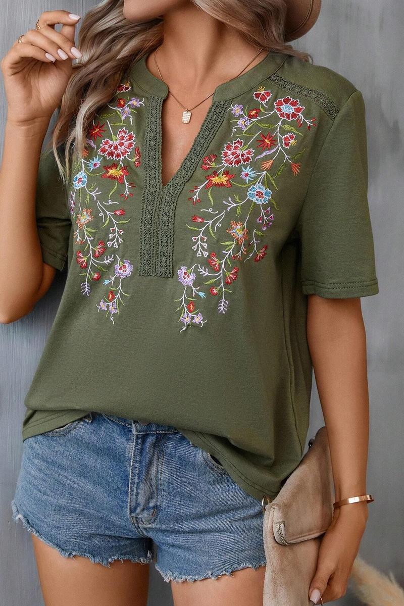 TBG Embroidered Lace Top