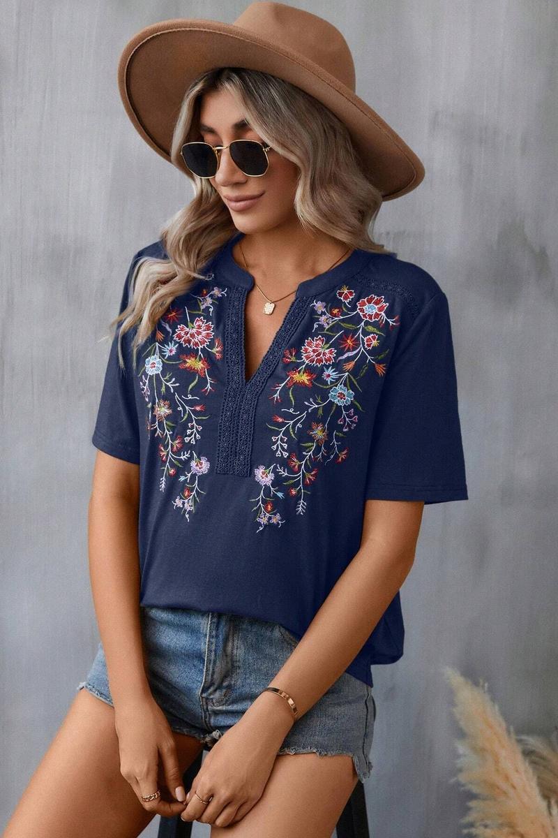 TBG Embroidered Lace Top