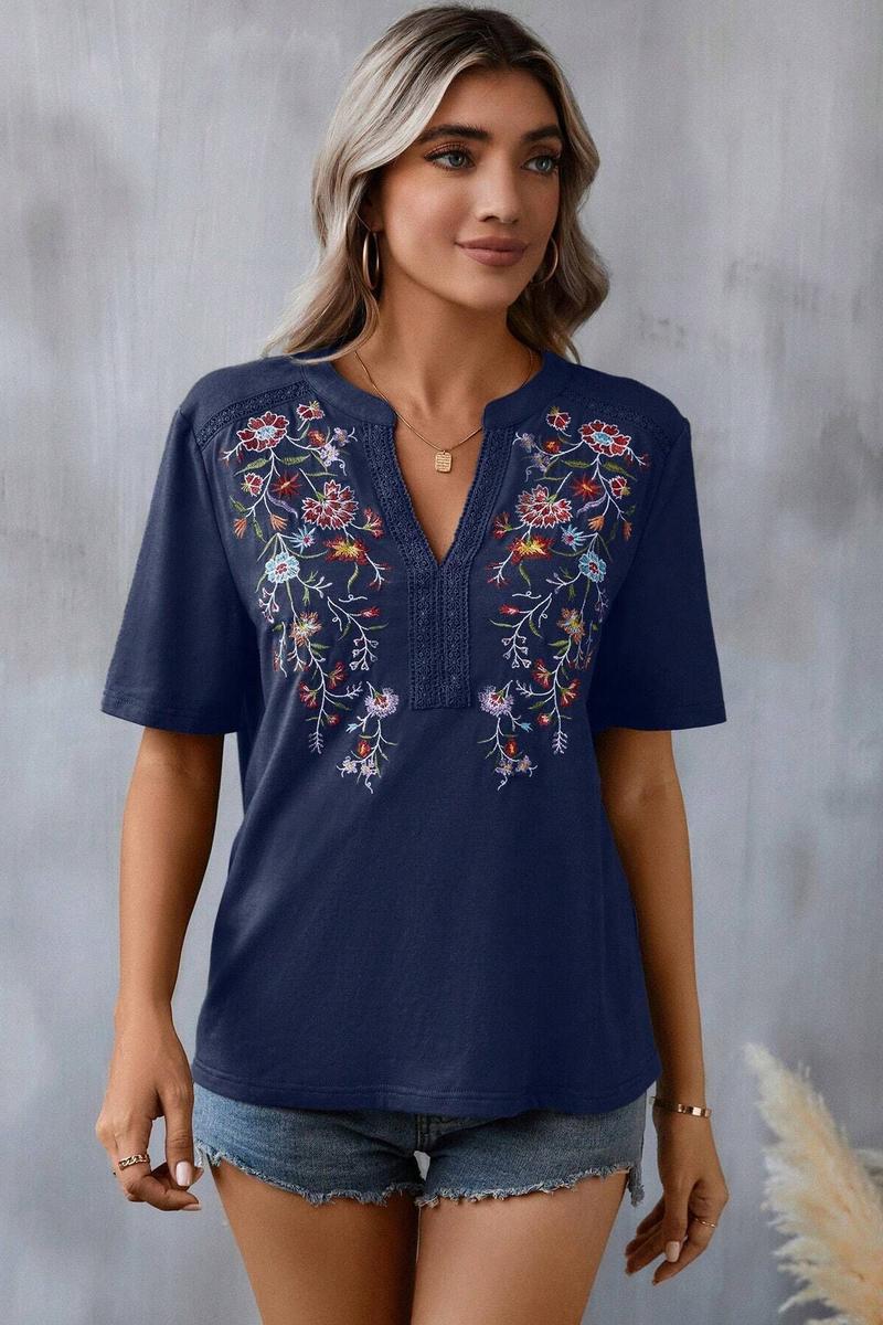 TBG Embroidered Lace Top