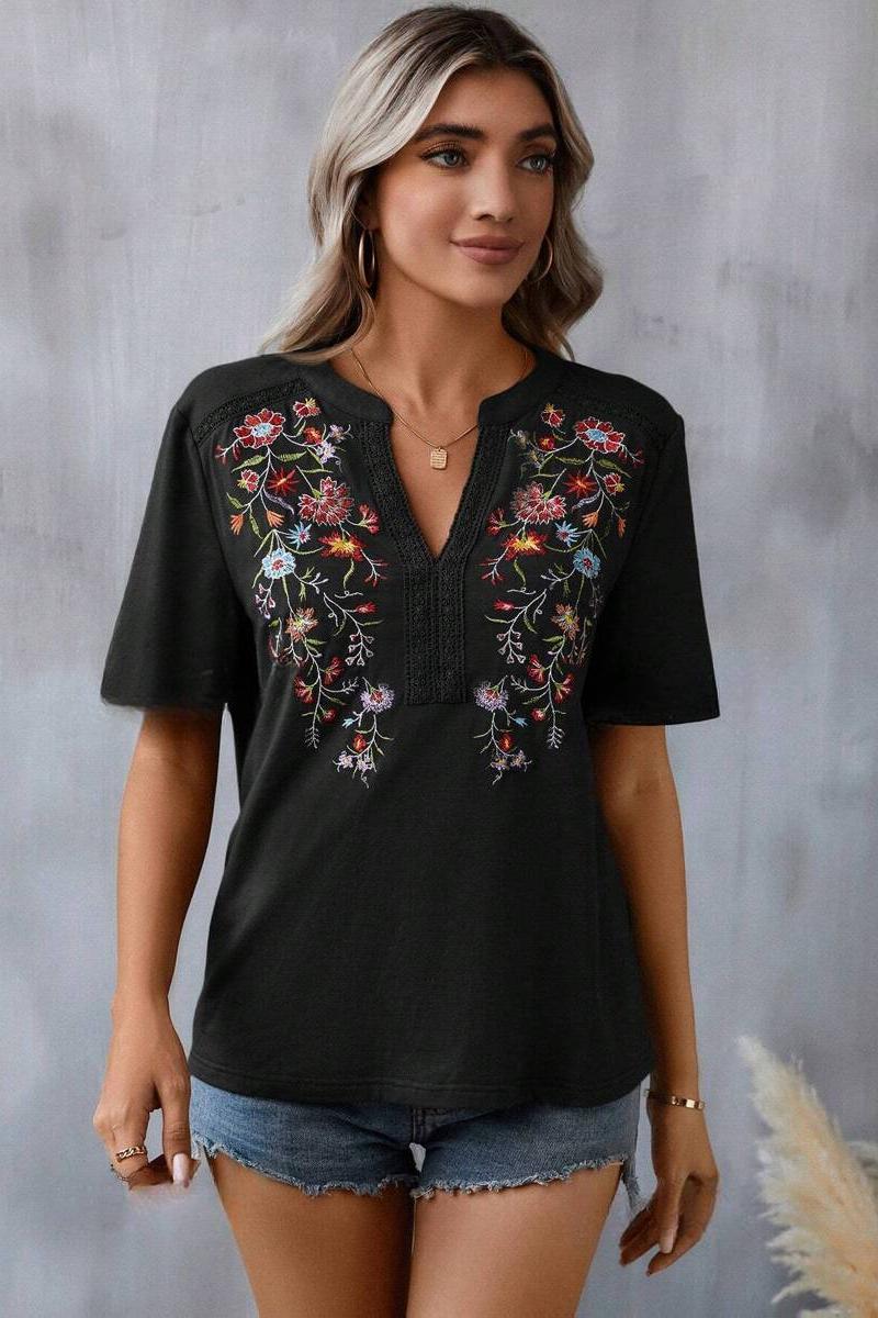 TBG Embroidered Lace Top