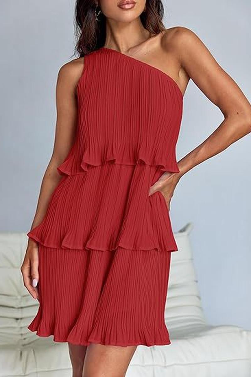 TBG Off-Shoulder Layered Dress