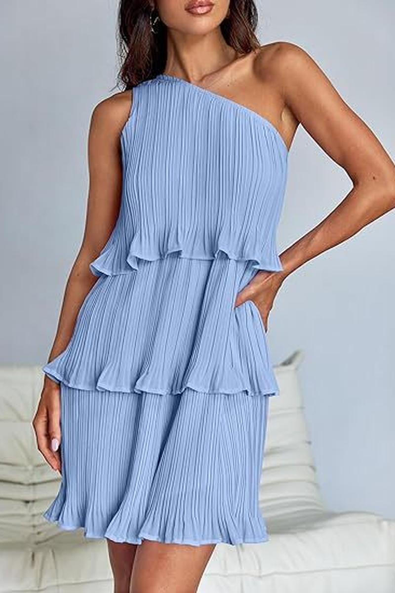 TBG Off-Shoulder Layered Dress