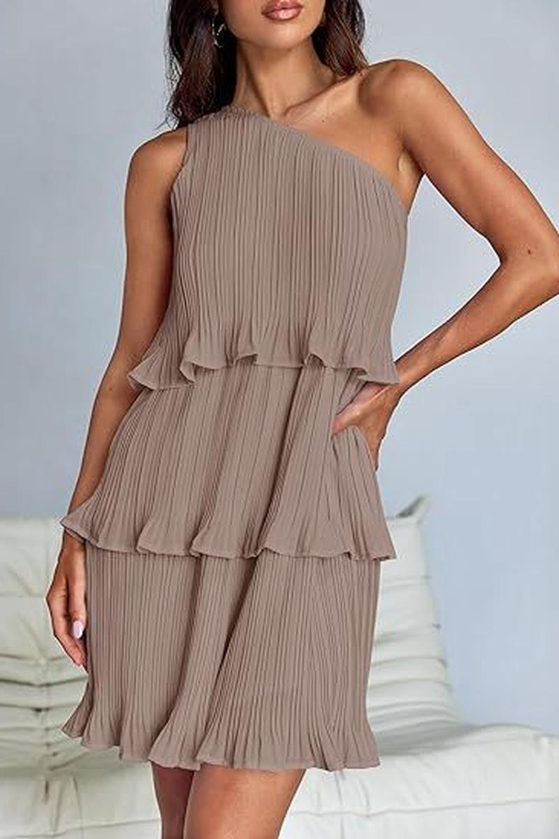 TBG Off-Shoulder Layered Dress