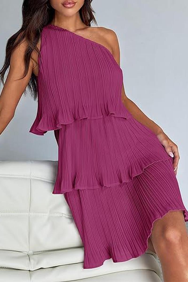 TBG Off-Shoulder Layered Dress