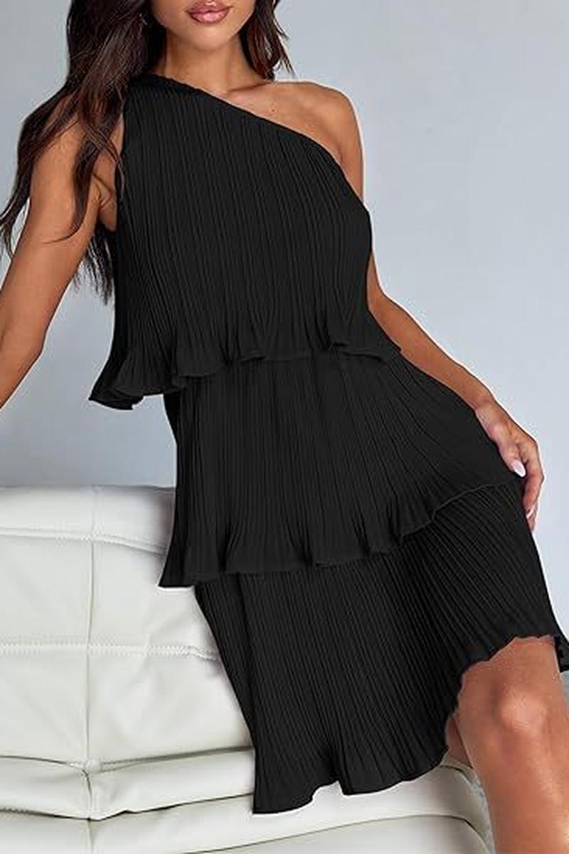 TBG Off-Shoulder Layered Dress