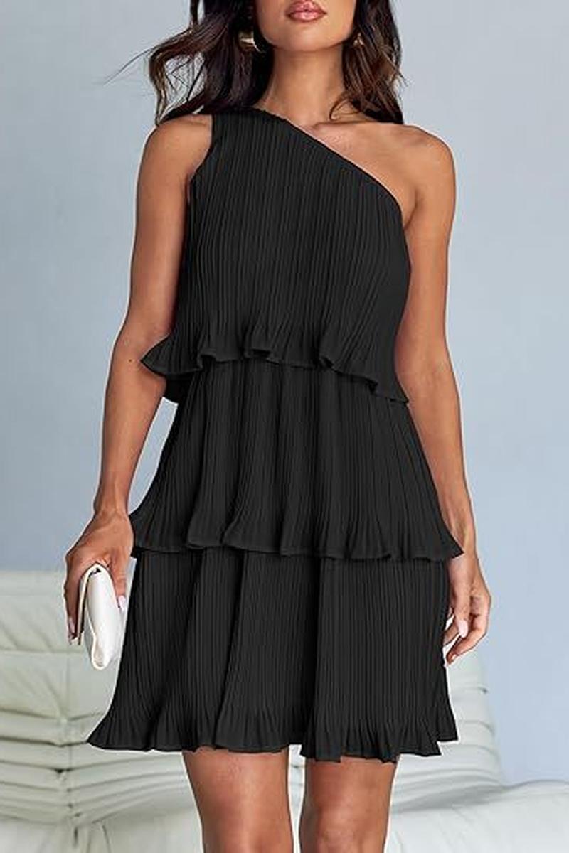 TBG Off-Shoulder Layered Dress