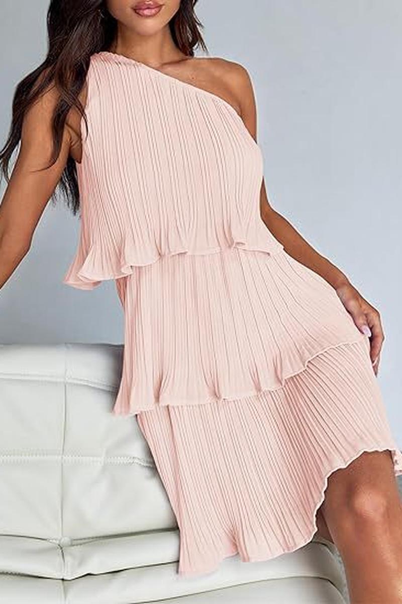 TBG Off-Shoulder Layered Dress