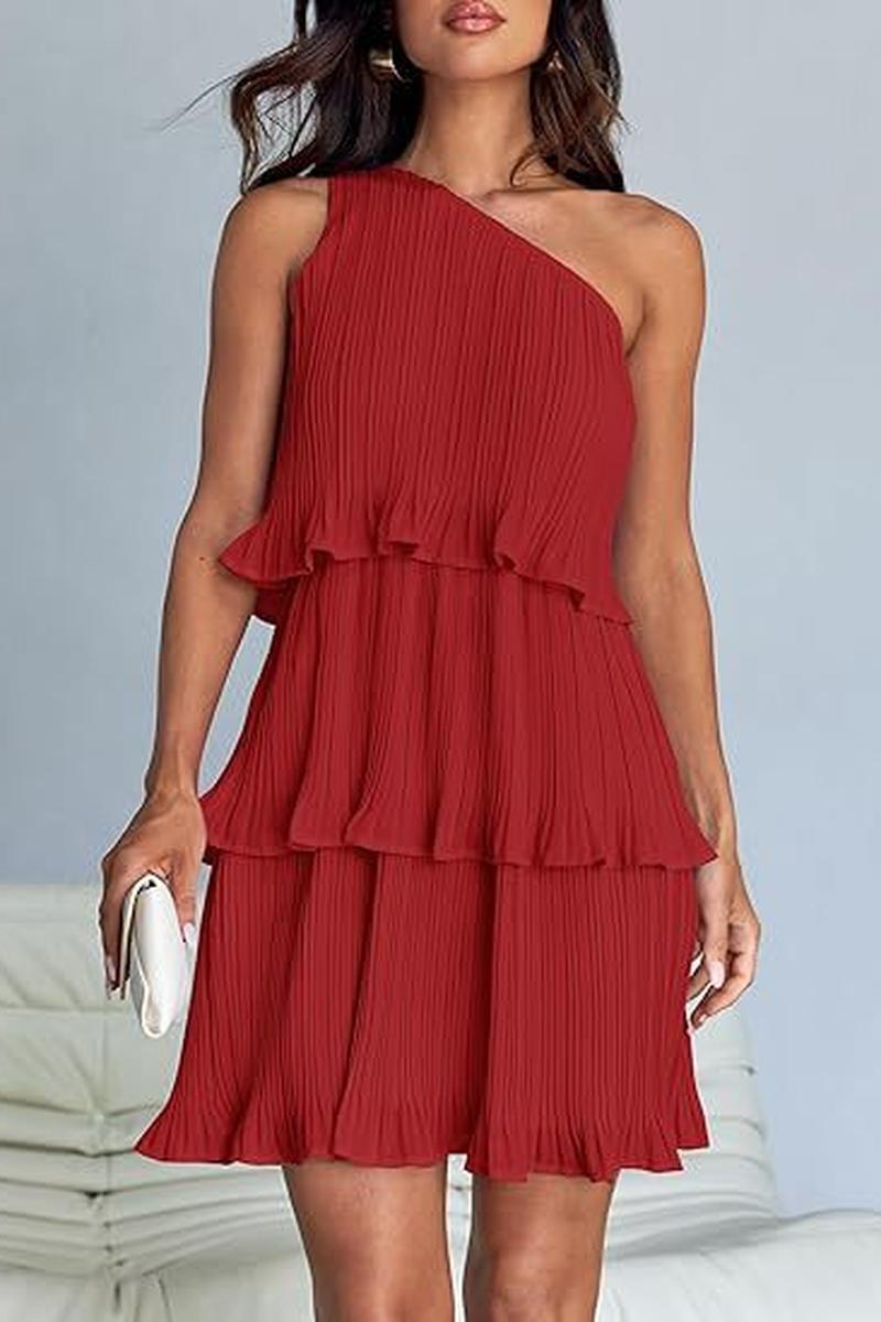 TBG Off-Shoulder Layered Dress