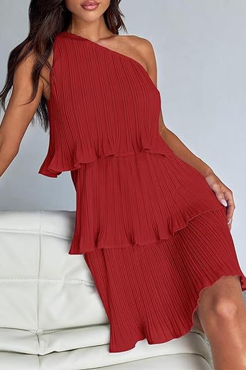 TBG Off-Shoulder Layered Dress