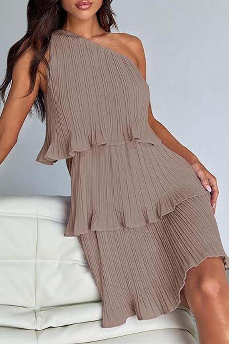 TBG Off-Shoulder Layered Dress