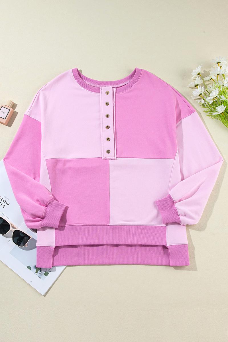 TBG Color-Blocked Long Sweatshirt