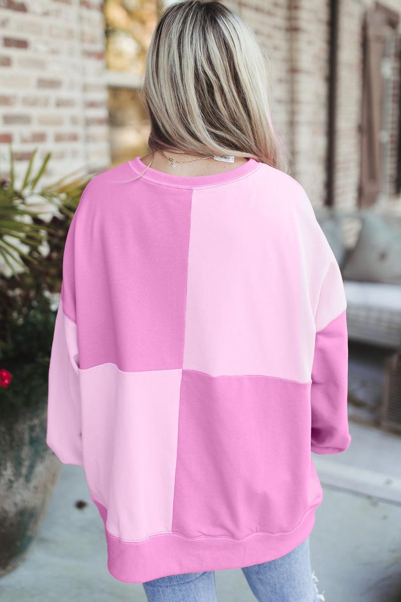 TBG Color-Blocked Long Sweatshirt