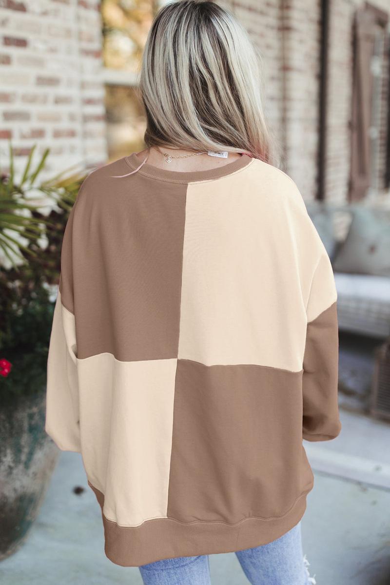 TBG Color-Blocked Long Sweatshirt