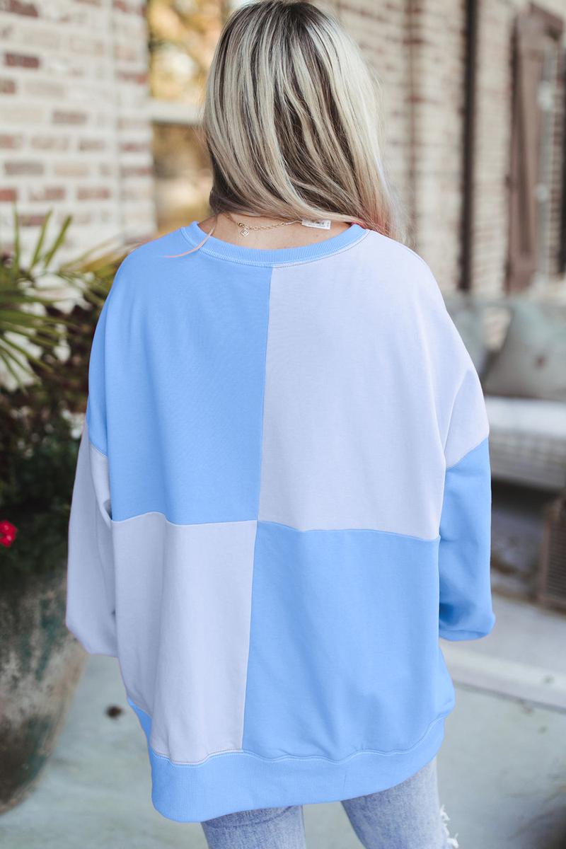 TBG Color-Blocked Long Sweatshirt