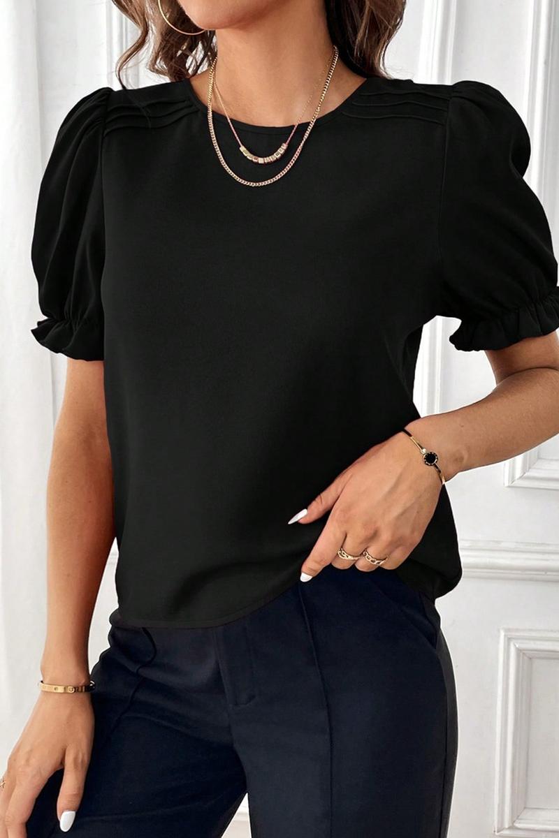 TBG Plain Round Collar Shirt