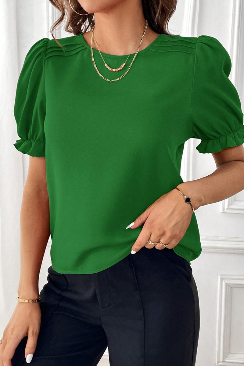 TBG Plain Round Collar Shirt