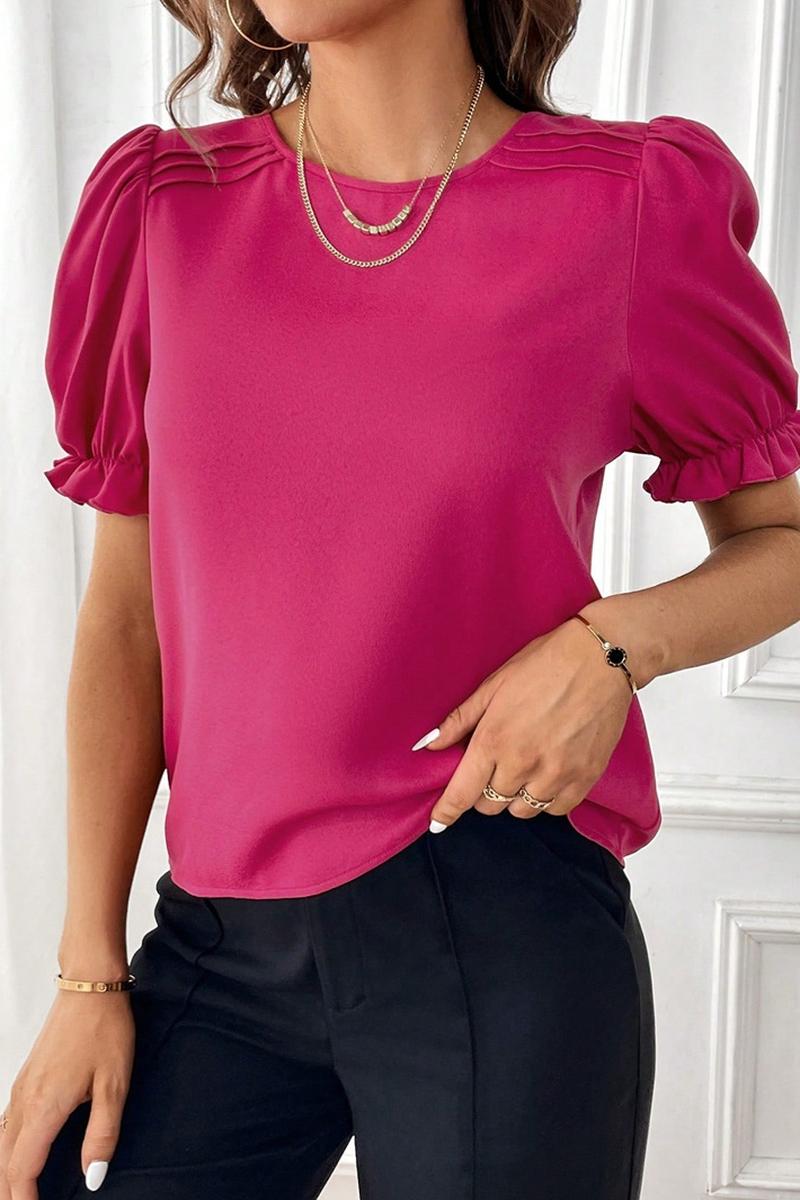 TBG Plain Round Collar Shirt