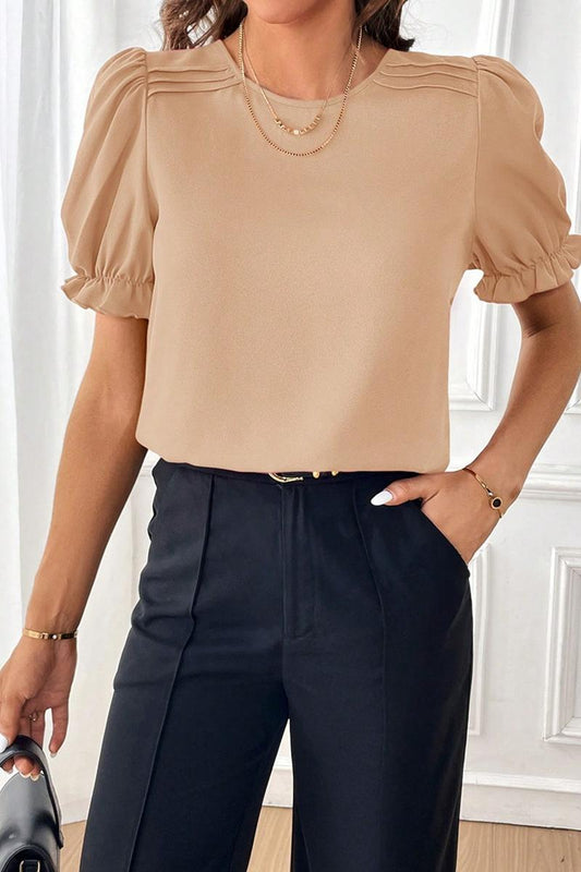 TBG Plain Round Collar Shirt