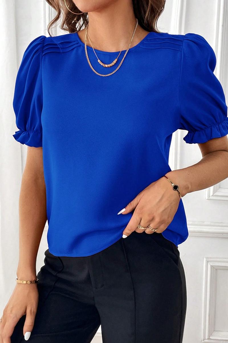 TBG Plain Round Collar Shirt