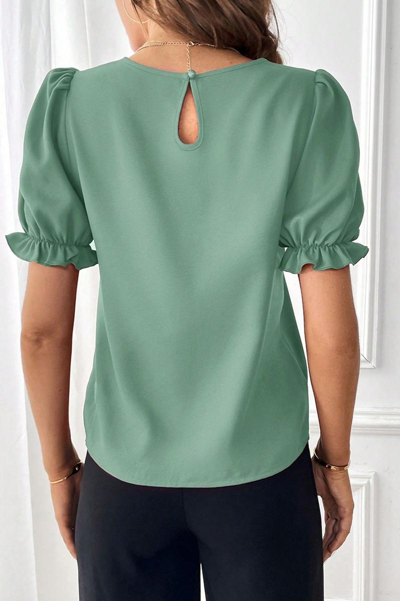 TBG Plain Round Collar Shirt