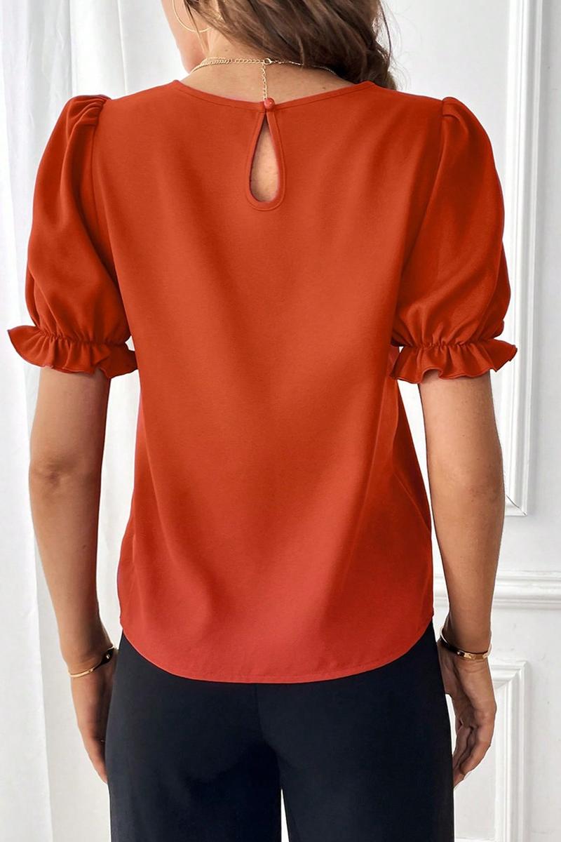 TBG Plain Round Collar Shirt