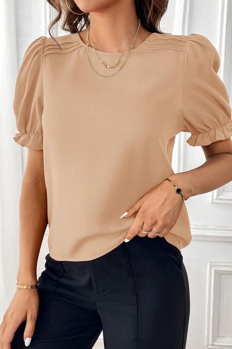 TBG Plain Round Collar Shirt