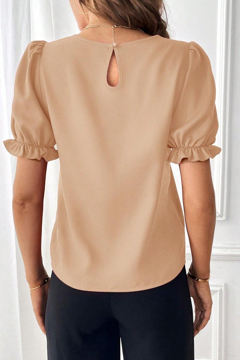 TBG Plain Round Collar Shirt