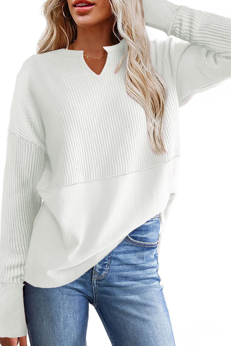 TBG Color-Blocked Loose Sweatshirt