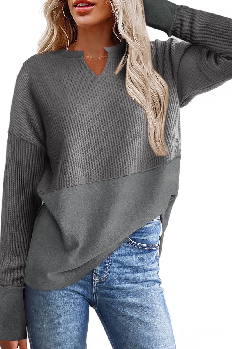 TBG Color-Blocked Loose Sweatshirt