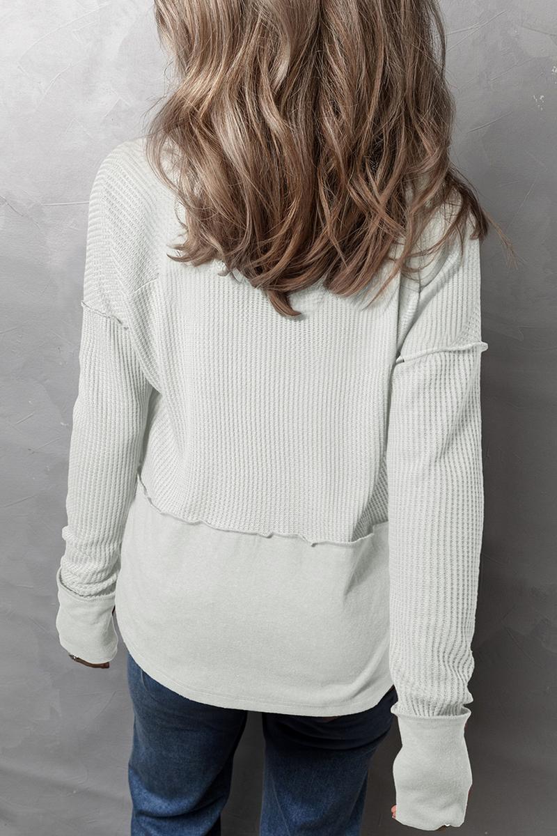 TBG Color-Blocked Loose Sweatshirt