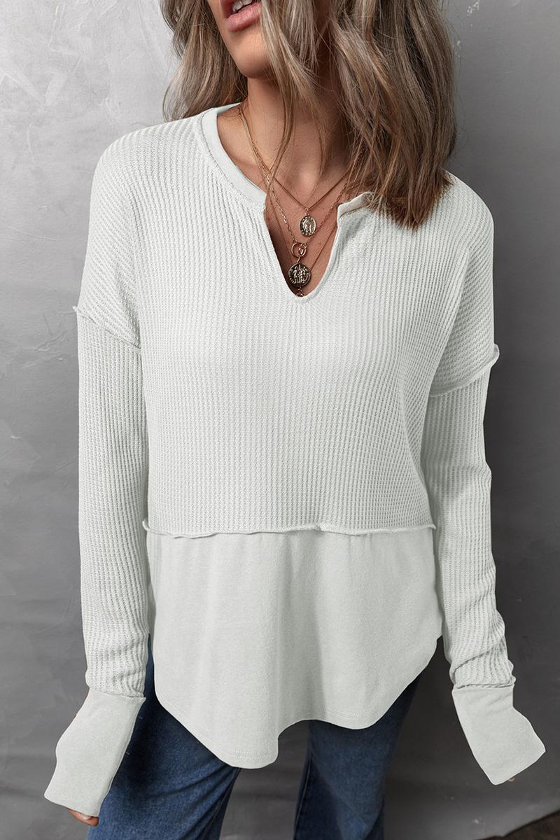 TBG Color-Blocked Loose Sweatshirt