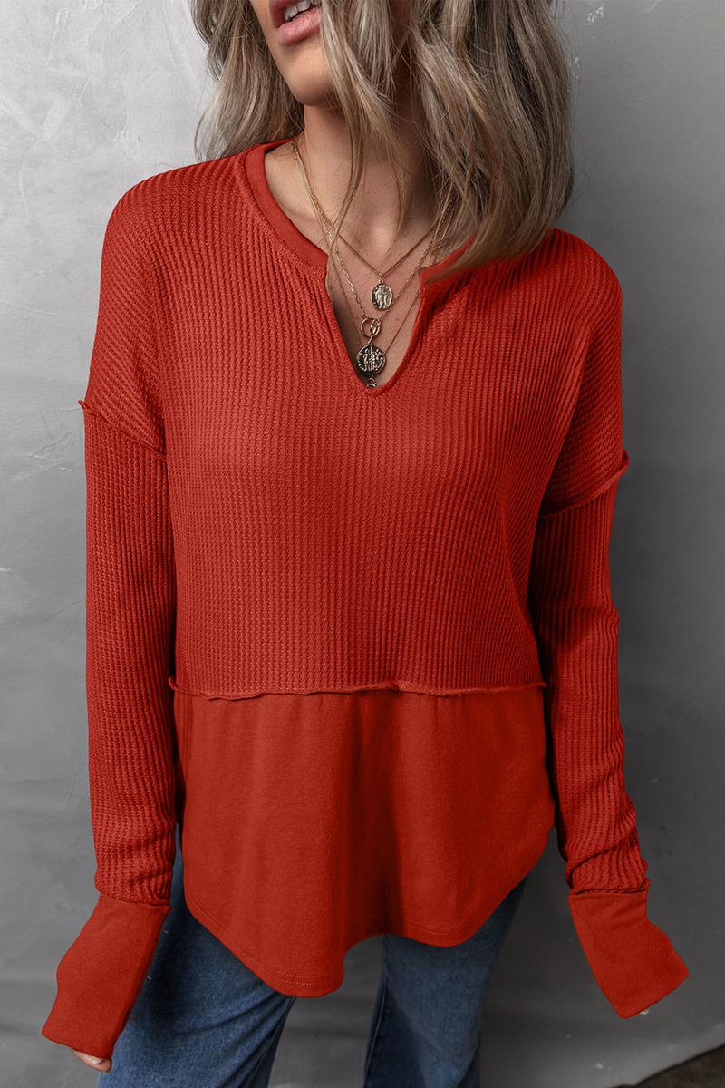 TBG Color-Blocked Loose Sweatshirt