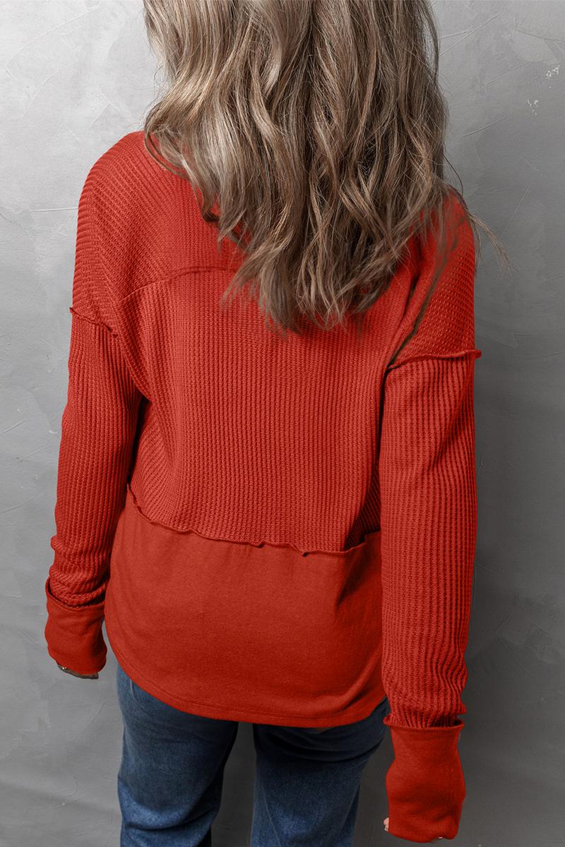 TBG Color-Blocked Loose Sweatshirt