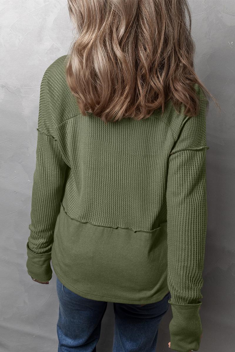 TBG Color-Blocked Loose Sweatshirt