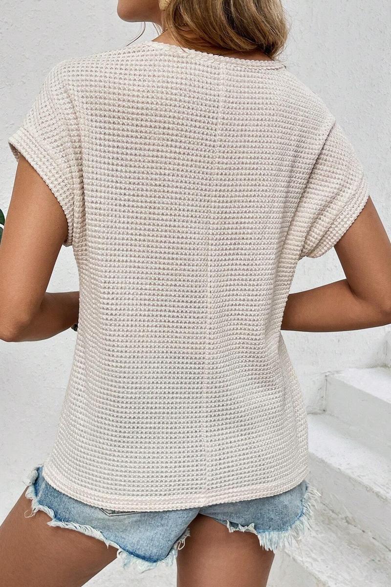 TBG Mesh Sleeve Short-Sleeve Top