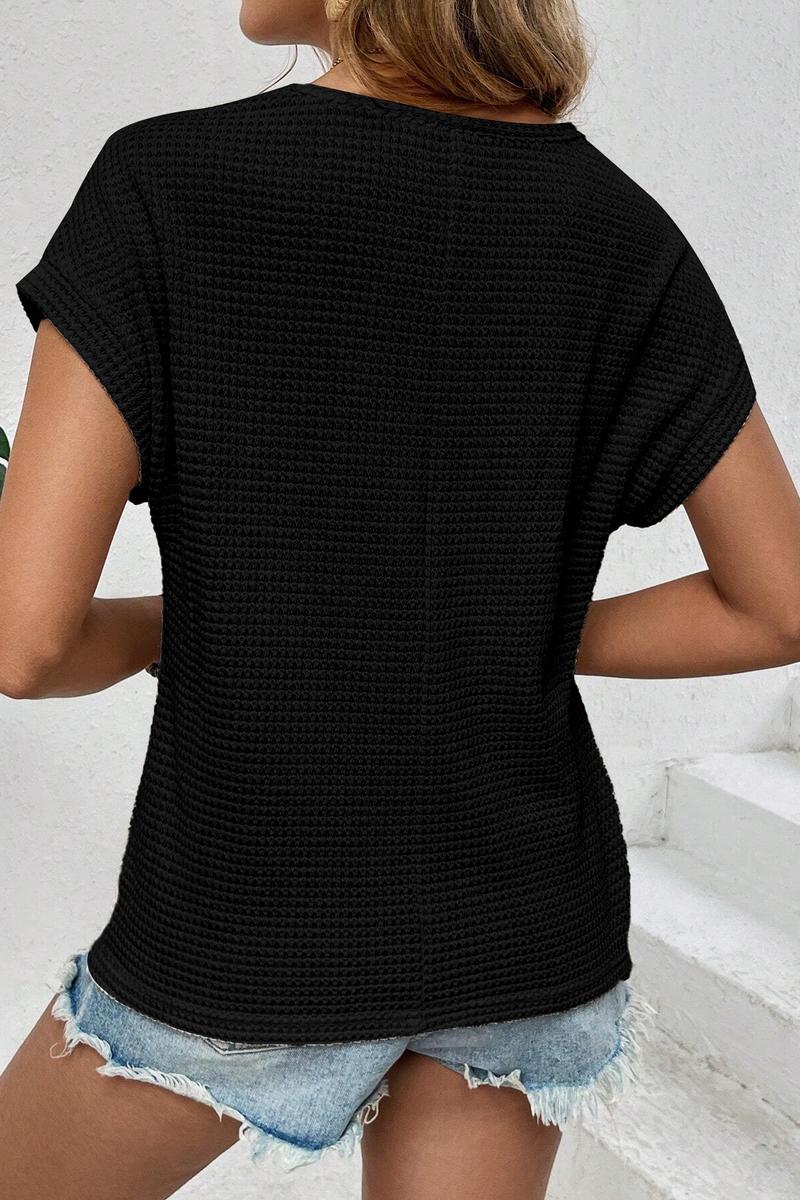 TBG Mesh Sleeve Short-Sleeve Top