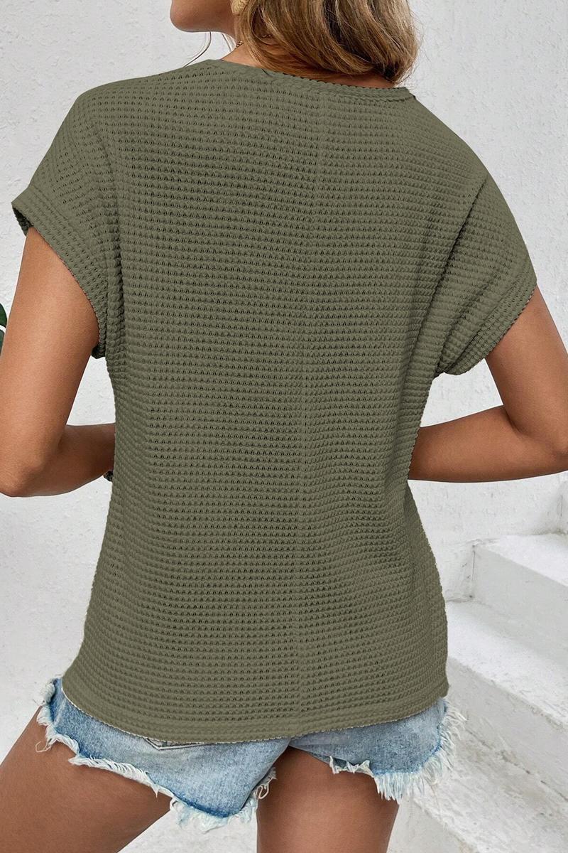 TBG Mesh Sleeve Short-Sleeve Top