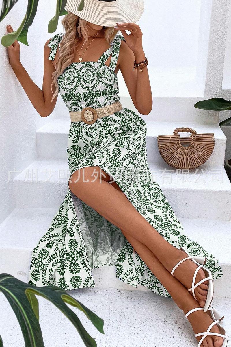 TBG Floral Print Halter Dress