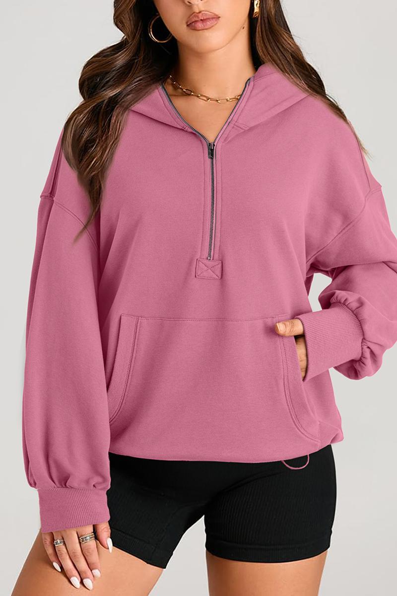 TBG Plain Long Sleeve Hoodie Sweatshirt